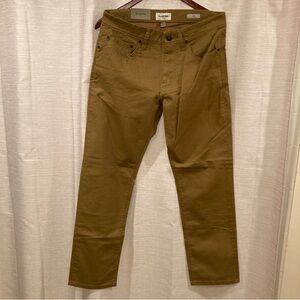 Goodfellow NWT Men’s 34x 30 Slim Fit Stretch Denim Jeans Brown 5 Pocket